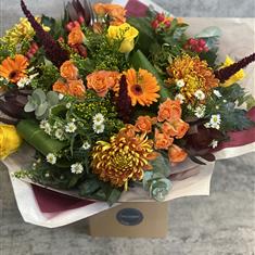 The classic Autumn hand tied bouquet